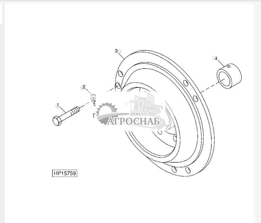 Соединение коробки передачи двигателя со ступицей 